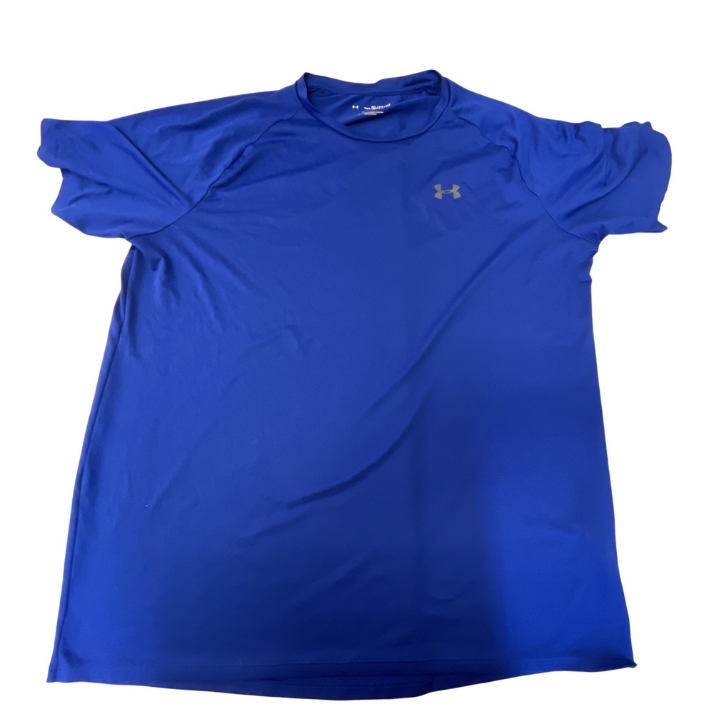 Under‎ Armour HeatGear Mens Short Sleeve Training T-Shirt Royal Blue 3XLT